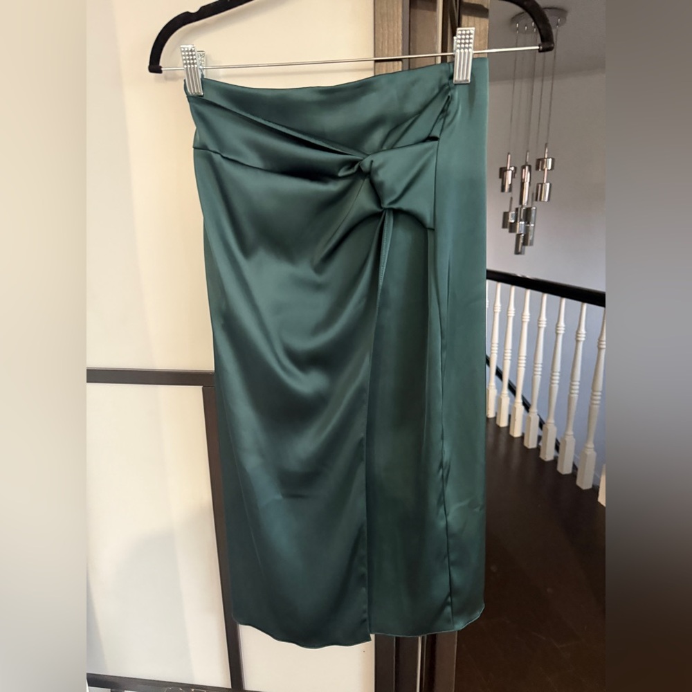Green Satin Skirt (different than the other)